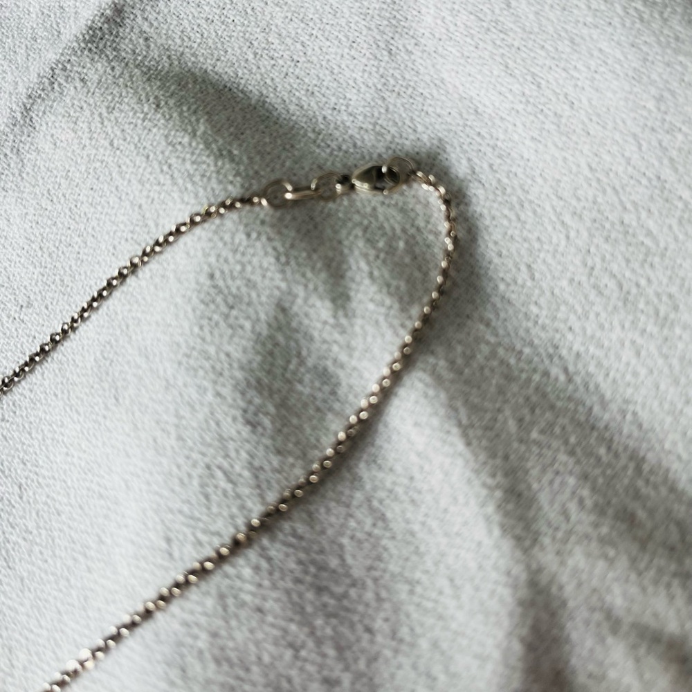 James Avery Double Charm Necklace - Silver Tone - Picture 2 of 4